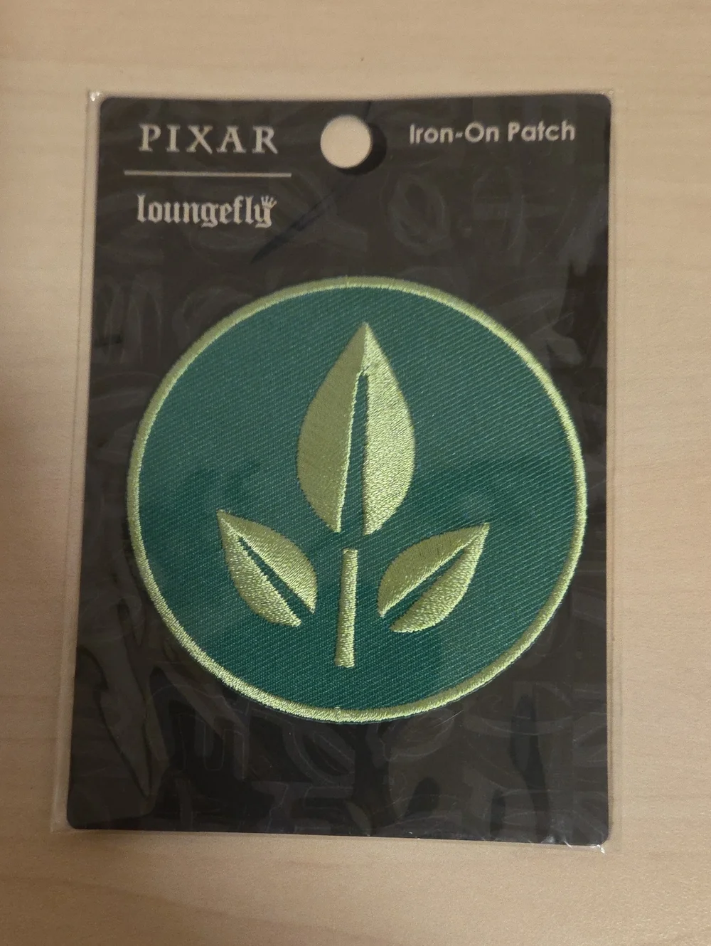 Pixar Loungefly Teal and Light-Green Botanical Iron-On Patch